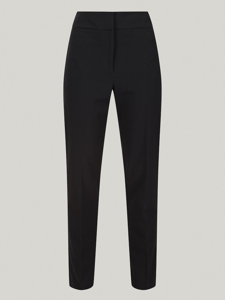 Trutex Straight Leg Twin Pocket Girls Black School Trousers - Image 4 of 5