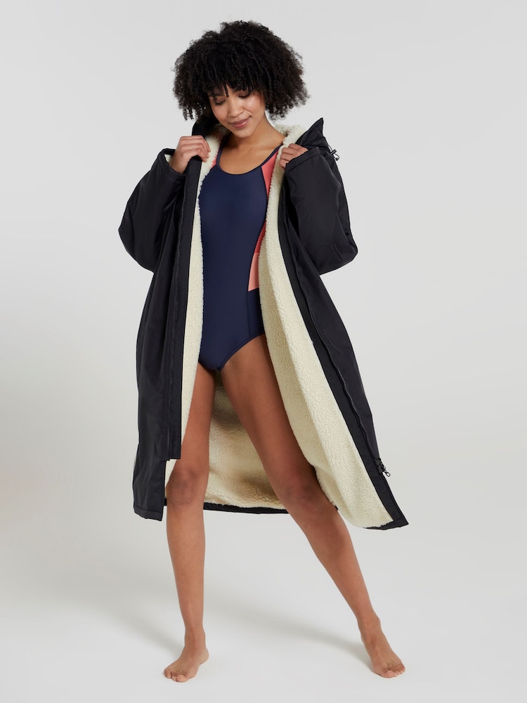 Mountain Warehouse Black Womens Tidal Waterproof Changing Robe - Image 2 of 5