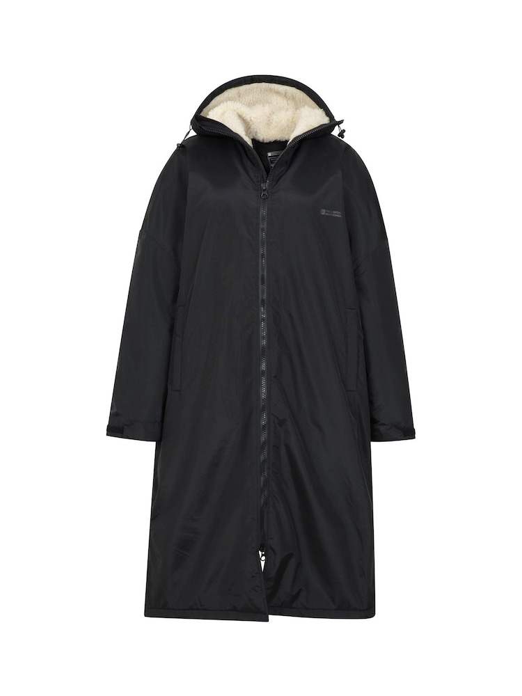 Schwarz - Mountain Warehouse Damen Tidal Wasserfester Umkleidemantel - Bild 5 von 5 Schwarz - Mountain Warehouse Damen Tidal Wasserfester Umkleidemantel - Bild 5 von 5