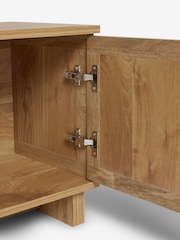 Natural Up to 80 Inch Slatted TV Unit - Image 10 of 10