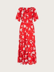 Monsoon Red Lily Tiered Dress - Image 5 of 5