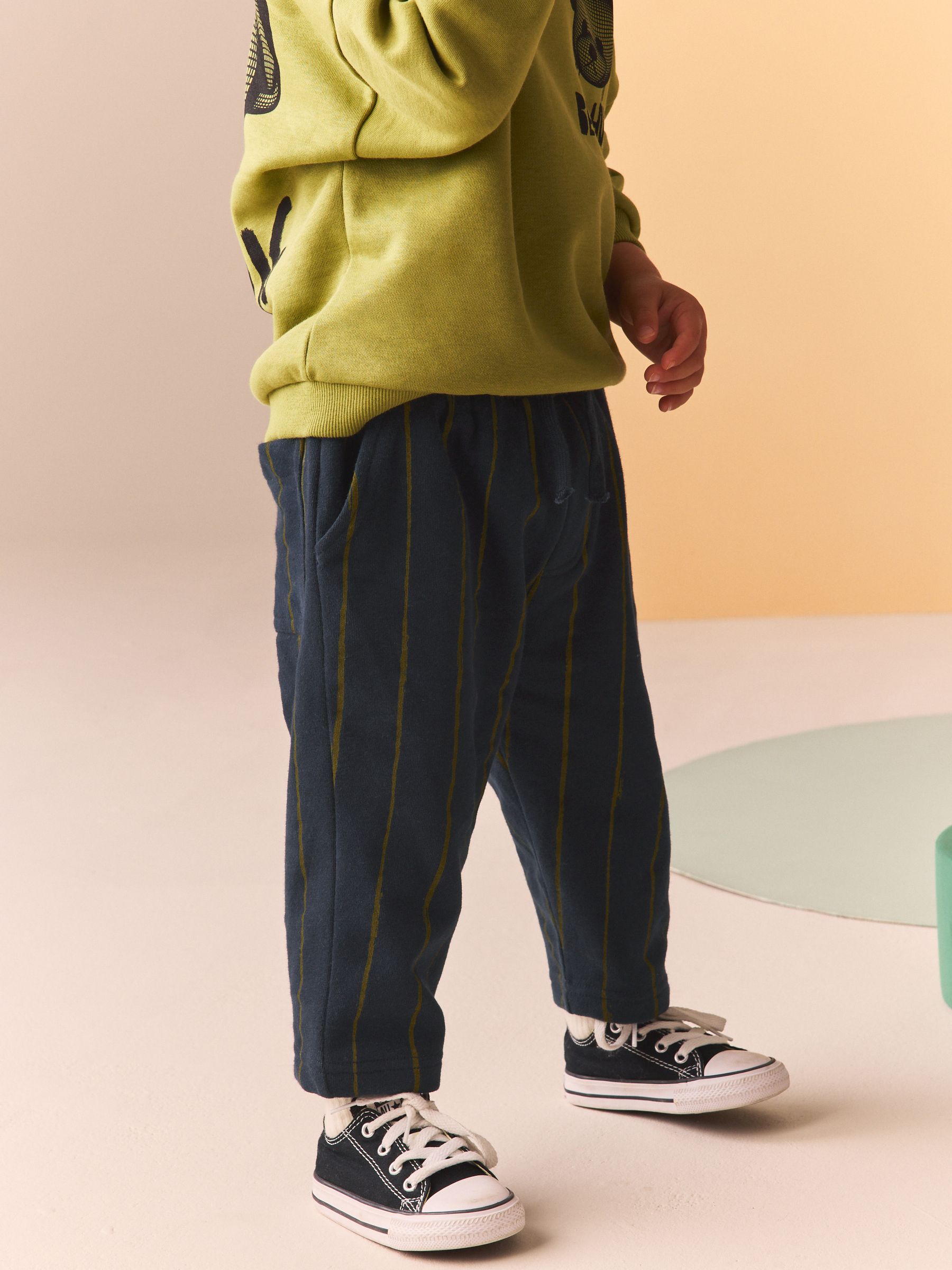 Navy green joggers outlet