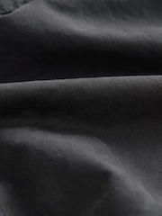 Black 100% Cotton Twin Pocket Shacket - Image 8 of 8