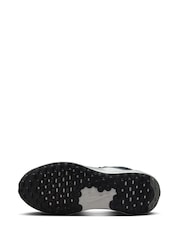 Nike Silver/Black Youth Revolution 7 Running Trainers - Image 10 of 10