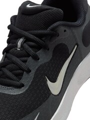 Nike Silver/Black Youth Revolution 7 Running Trainers - Image 9 of 10
