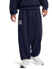 Under Armour Blue Oversized Icon Terry Joggers - Image 1 of 4