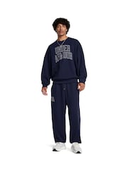 Under Armour Blue Oversized Icon Terry Joggers - Image 4 of 4