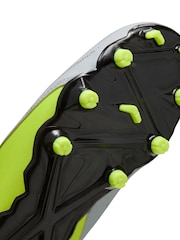 Nike Grey/Green Kids Phantom 2 Academy Grey/Green  Ground Football Boots - Image 11 of 11