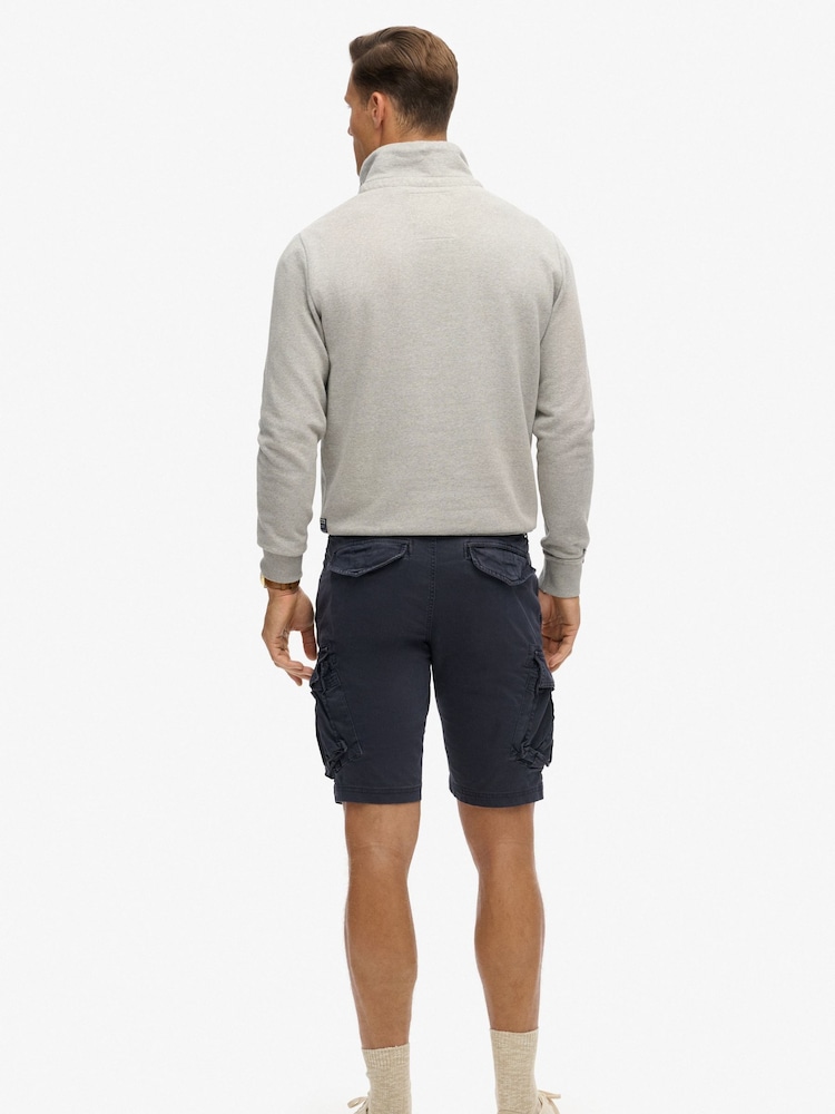 Superdry Blue Core Cargo Shorts - Image 5 of 7