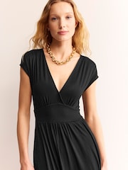 Boden Vanessa Maxikleid in Wickeloptik aus Jersey - Bild 2 von 5
