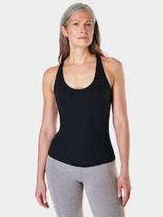 Schwarz - Sweaty Betty BH-Tanktop aus superweichem Material mit Racerback - Bild 1 von 7