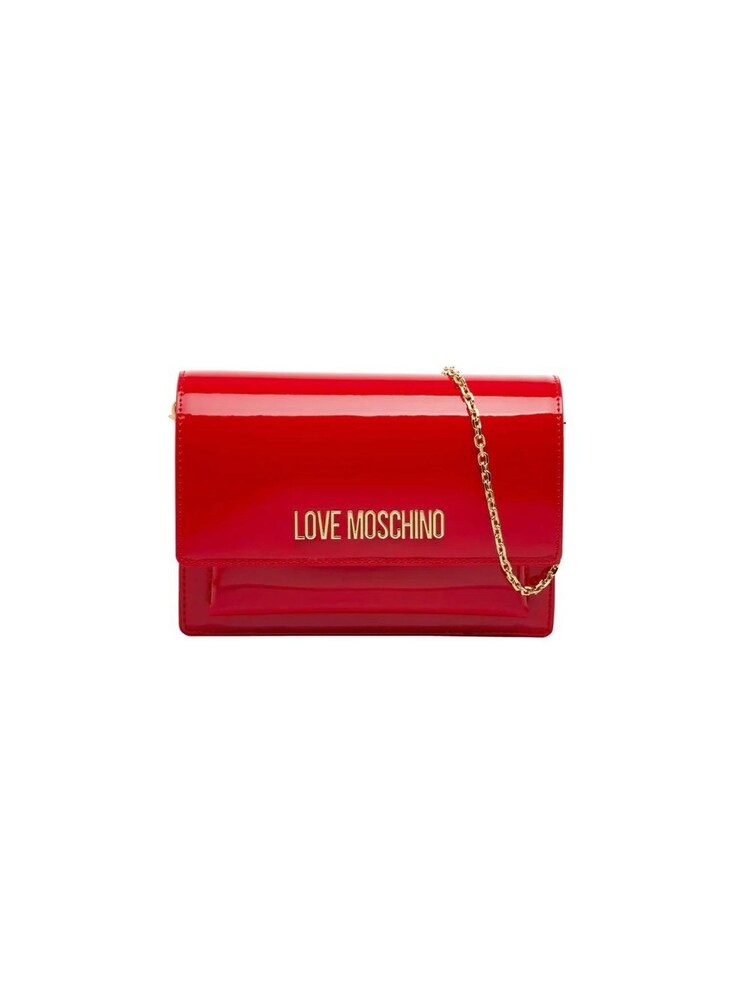 Love Moschino Red FAUX Leather Crossbody Bag - Image 1 of 3 Love Moschino Red FAUX Leather Crossbody Bag - Image 1 of 3