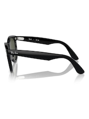 Ray Ban Wayfarer Way Rb2241 Oval Black Sunglasses - Image 7 of 8