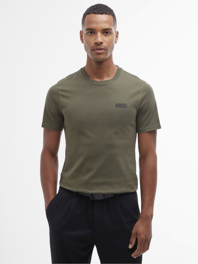 Barbour® International Mens Small Logo 100% Cotton T-Shirt - Image 1 of 6