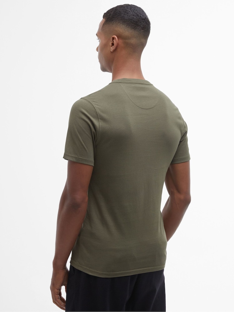 Barbour® International Mens Small Logo 100% Cotton T-Shirt - Image 2 of 6