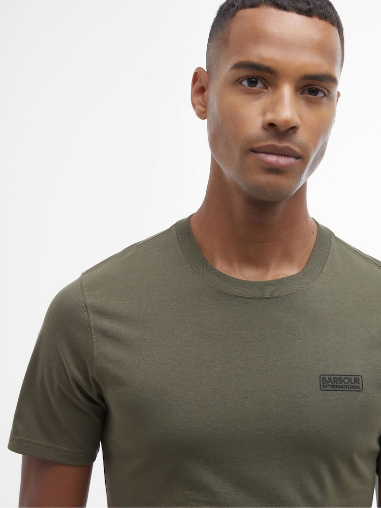 Barbour® International Mens Small Logo 100% Cotton T-Shirt - Image 4 of 6