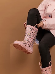 Trespass Kids Pink Starryton 20 Md Wellies - Image 2 of 3