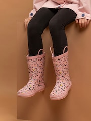Trespass Kids Pink Starryton 20 Md Wellies - Image 3 of 3