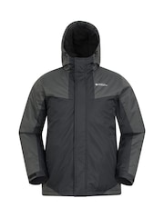 Mountain Warehouse Black Dusk III Mens Water Resistant Ski Jacket - Image 1 of 5