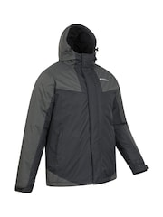 Mountain Warehouse Black Dusk III Mens Water Resistant Ski Jacket - Image 2 of 5