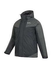 Mountain Warehouse Black Dusk III Mens Water Resistant Ski Jacket - Image 4 of 5