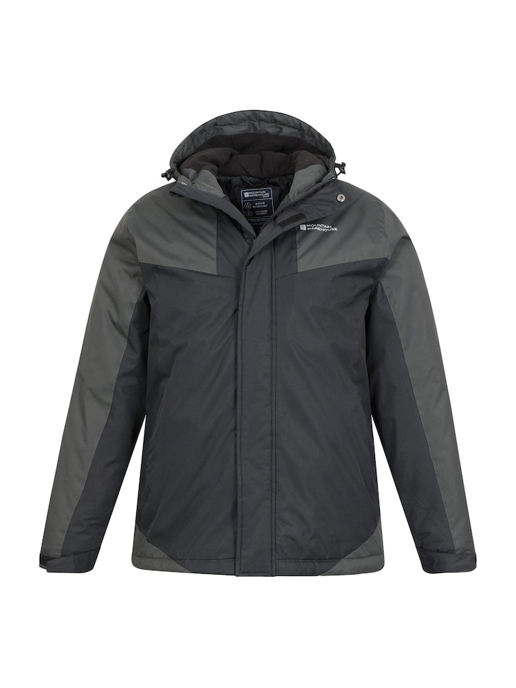 Mountain Warehouse Black Dusk III Mens Water Resistant Ski Jacket - Image 5 of 5 Mountain Warehouse Black Dusk III Mens Water Resistant Ski Jacket - Image 5 of 5