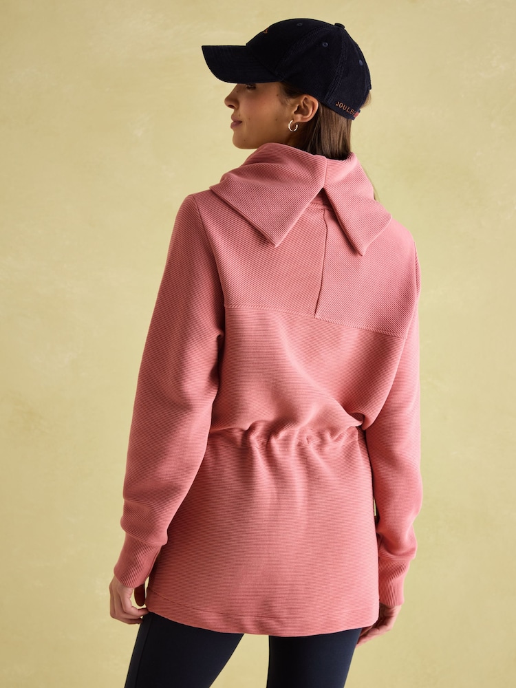 Joules Willow Pink Cowl Neck Sweatshirt - Image 2 of 8