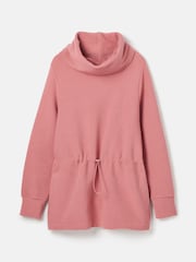 Joules Willow Pink Cowl Neck Sweatshirt - Image 8 of 8
