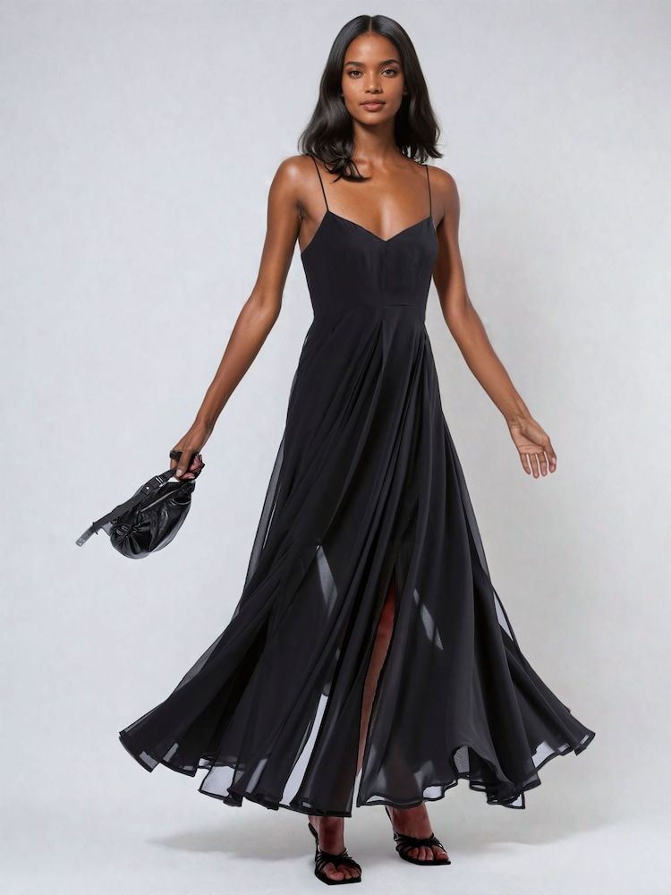 Religion Black Infamous Olsen Full Layer Maxi Dress - Image 1 of 4