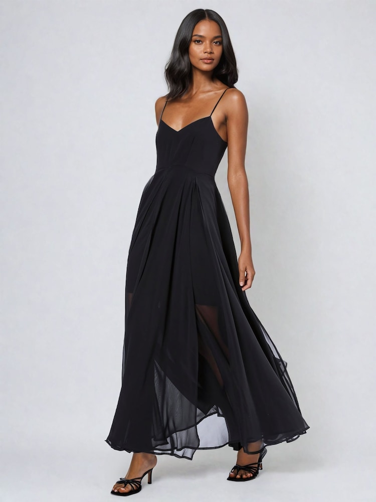 Religion Black Infamous Olsen Full Layer Maxi Dress - Image 4 of 4