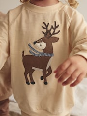 Salbeigrün/Cream/Camel Charakter - 100% Cotton Leggings Pyjamas 3 Pack (9mths-8yrs) - Bild 2 von 12