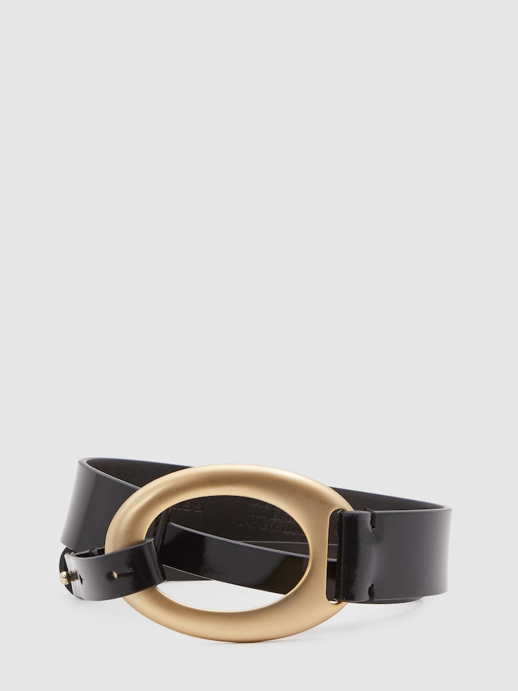 Reiss Ellis Asymmetric Patent Leather Vyöt - Kuva 1 / 4
