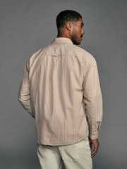 Stone Soft Touch 100% Cotton Long Sleeves Stripe Shirt - Image 4 of 8