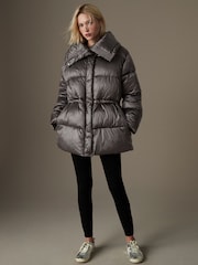 Charcoal Grey Shower Reistant Padded Jacket - Image 2 of 7