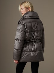 Charcoal Grey Shower Reistant Padded Jacket - Image 3 of 7