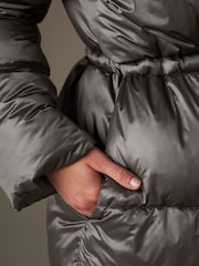 Charcoal Grey Shower Reistant Padded Jacket - Image 5 of 7