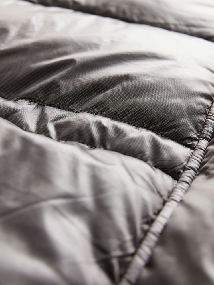 Charcoal Grey Shower Reistant Padded Jacket - Image 7 of 7