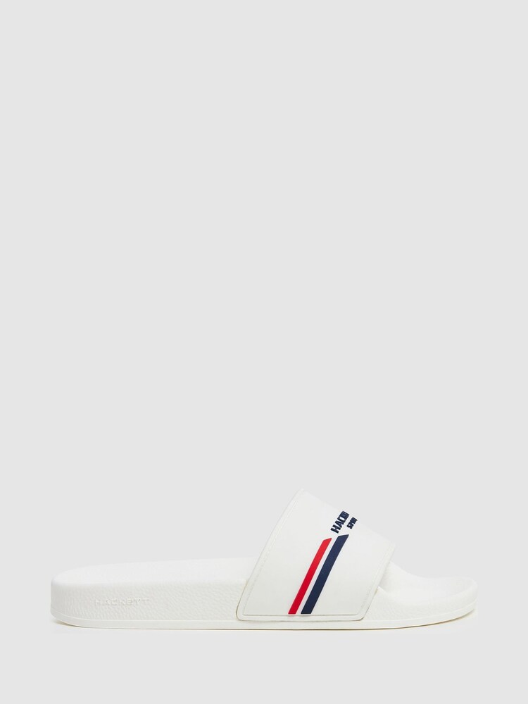 Hackett London Men White Flip Flops - Image 1 of 6