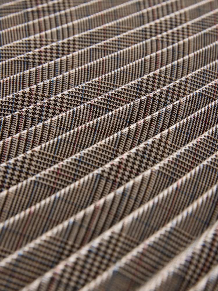 Neutral Check Mini Kilt Skirt - Image 6 of 6
