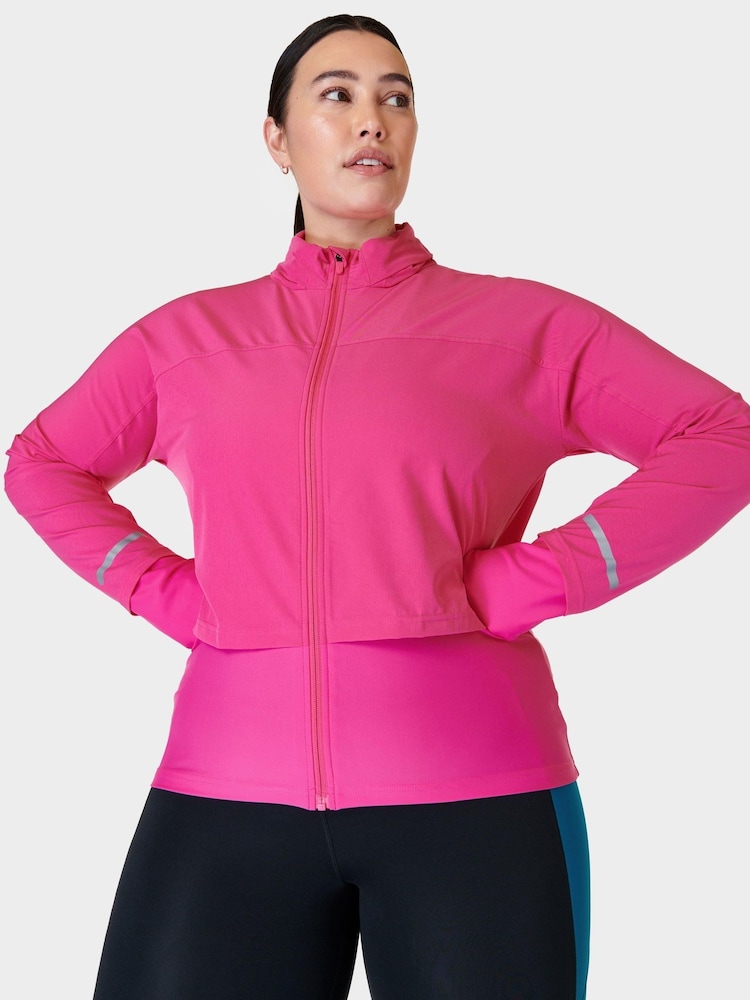 Sweaty Betty Beet Pink Fast Track Running Jacket - Image 1 of 9