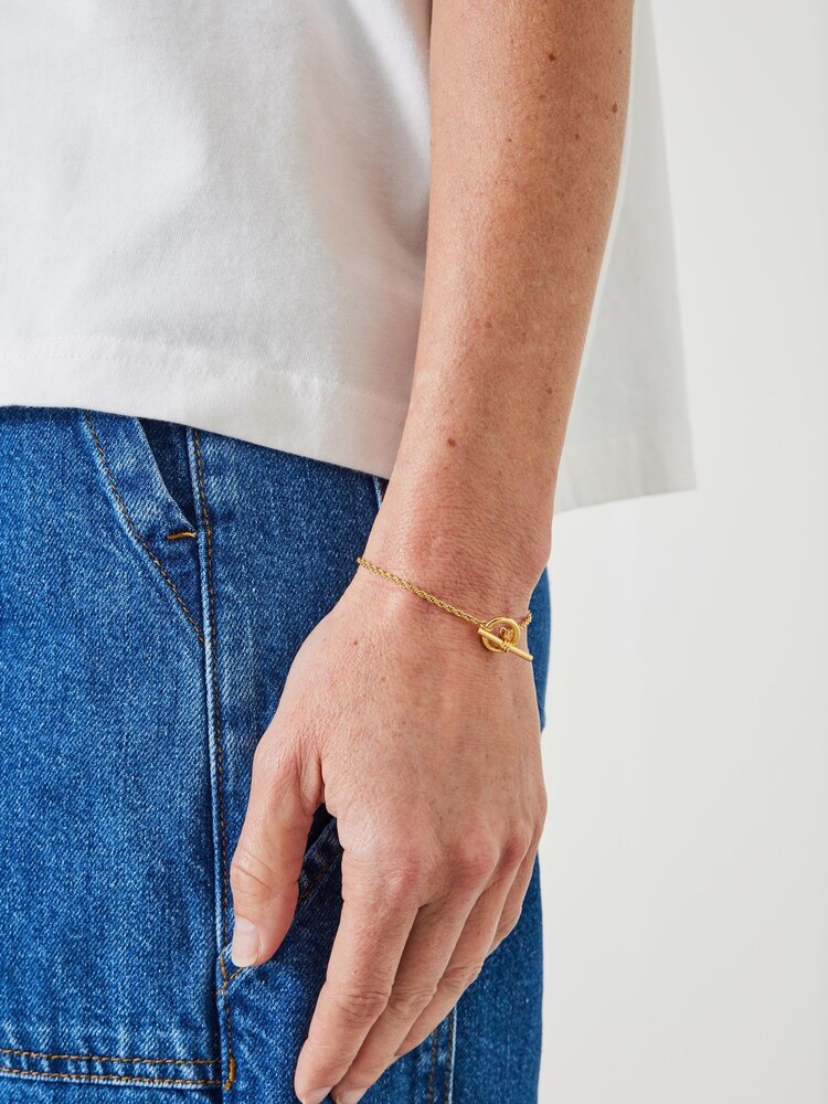 Hush Gold Harlow T-Bar Bracelet - Image 3 of 3