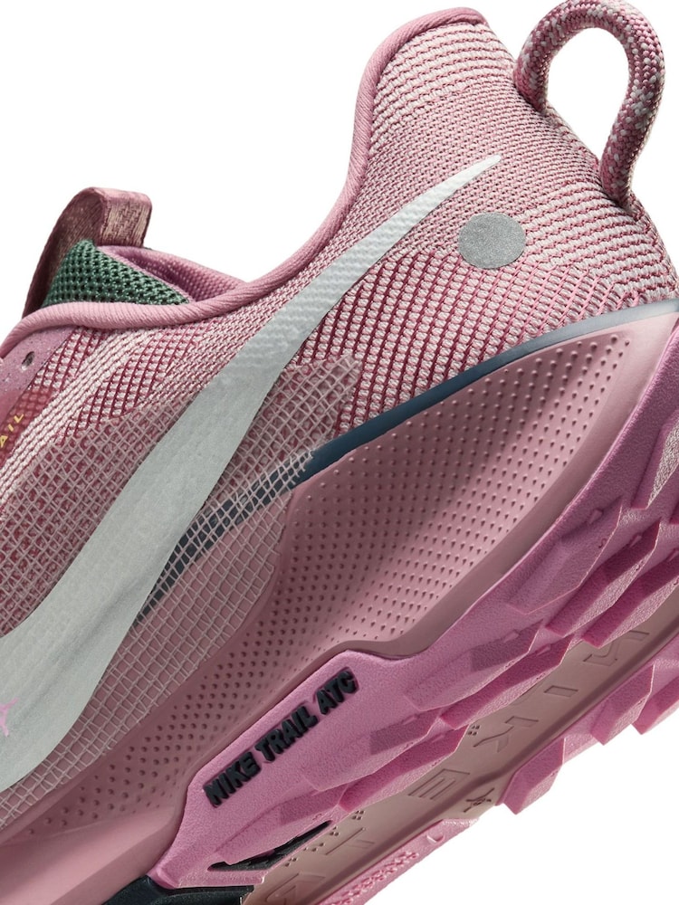 Nike Purple ReactX Pegasus Trail 5 Running Shoes - Image 10 of 10