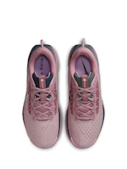 Nike Purple ReactX Pegasus Trail 5 Running Shoes - Image 7 of 10