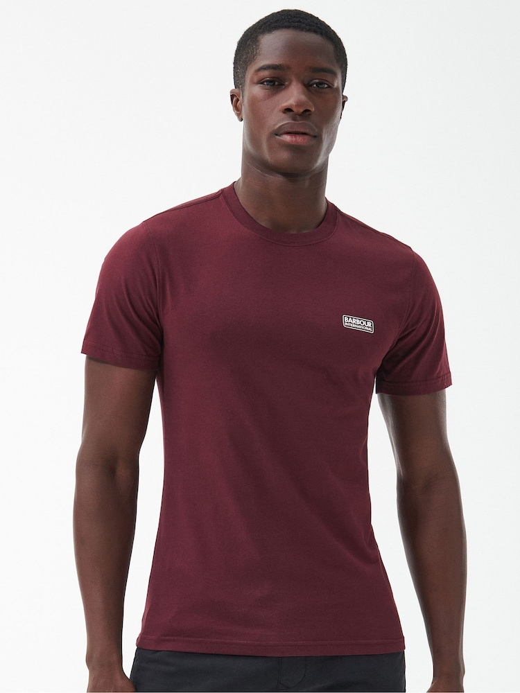 Barbour® International Mens Small Logo 100% Cotton T-Shirt - Image 1 of 6