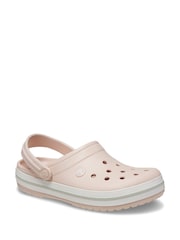 Crocs Cream Adults Crocband Clogs - Image 2 of 4