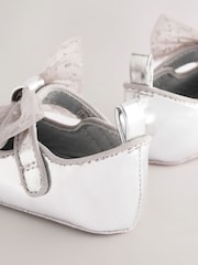 Silber - Baker by Ted Baker – Babyschuhe für Mädchen mit Zierschleife - Bild 3 von 5