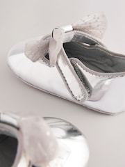 Silber - Baker by Ted Baker – Babyschuhe für Mädchen mit Zierschleife - Bild 4 von 5
