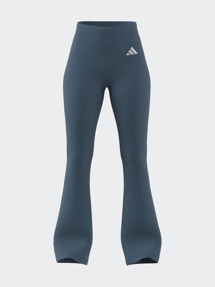 adidas Blue Flared Leggings - Image 1 of 11