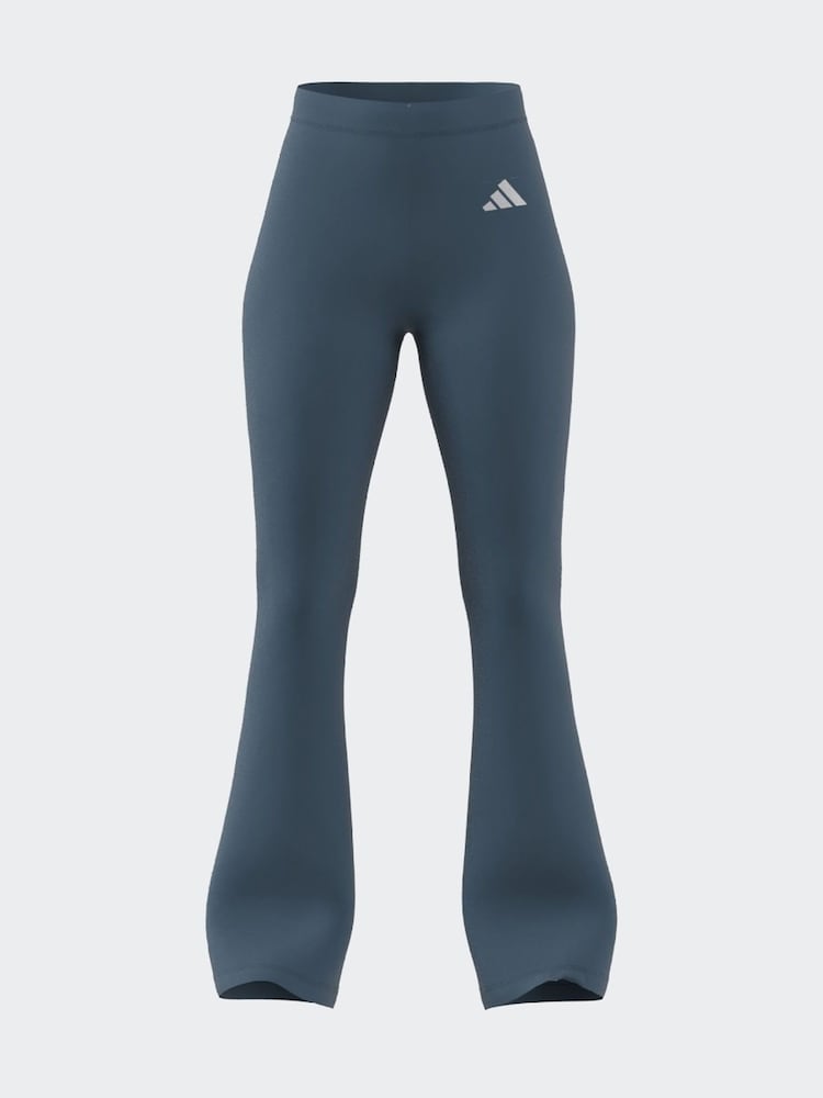 adidas Blue Flared Leggings - Image 4 of 11
