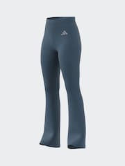 adidas Blue Flared Leggings - Image 9 of 11